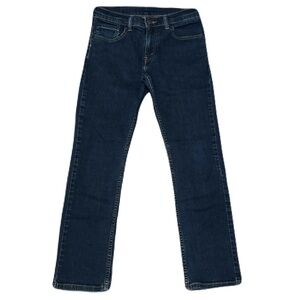 511 Levi's Straight-Leg Dark Blue Denim Jeans for Women Size 27×27